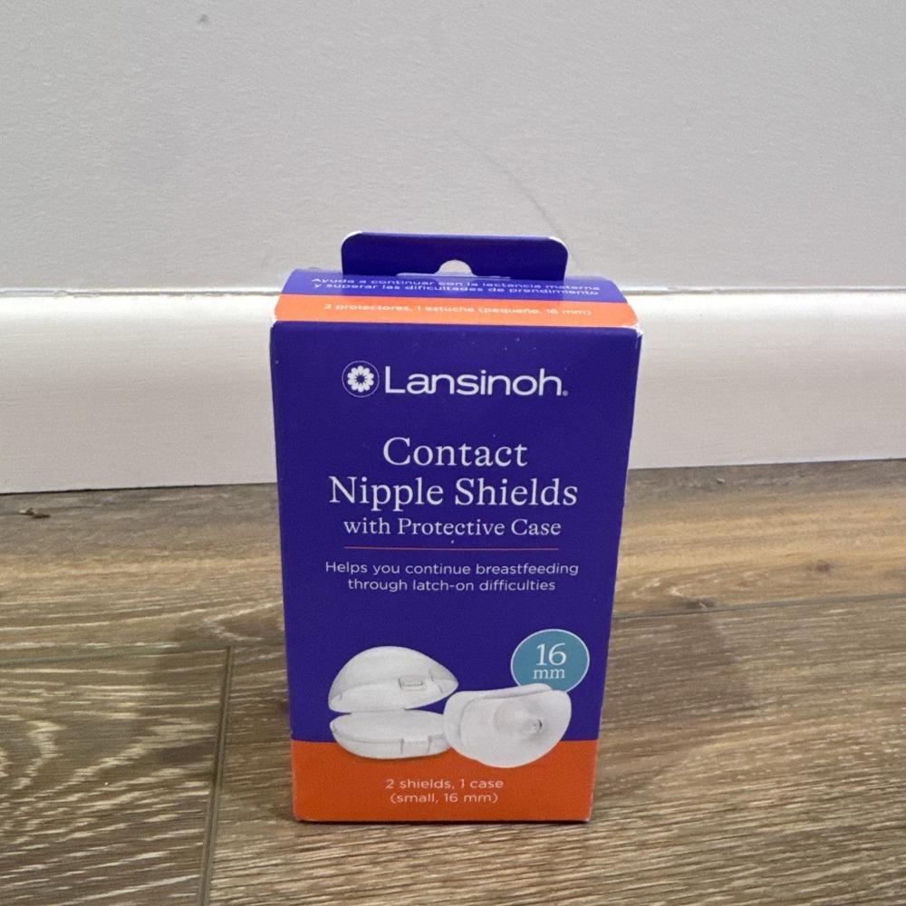 Lansinoh Contact Nipple Shield with Case 16mm‎ Size Small 2ct - Breastfeeding
